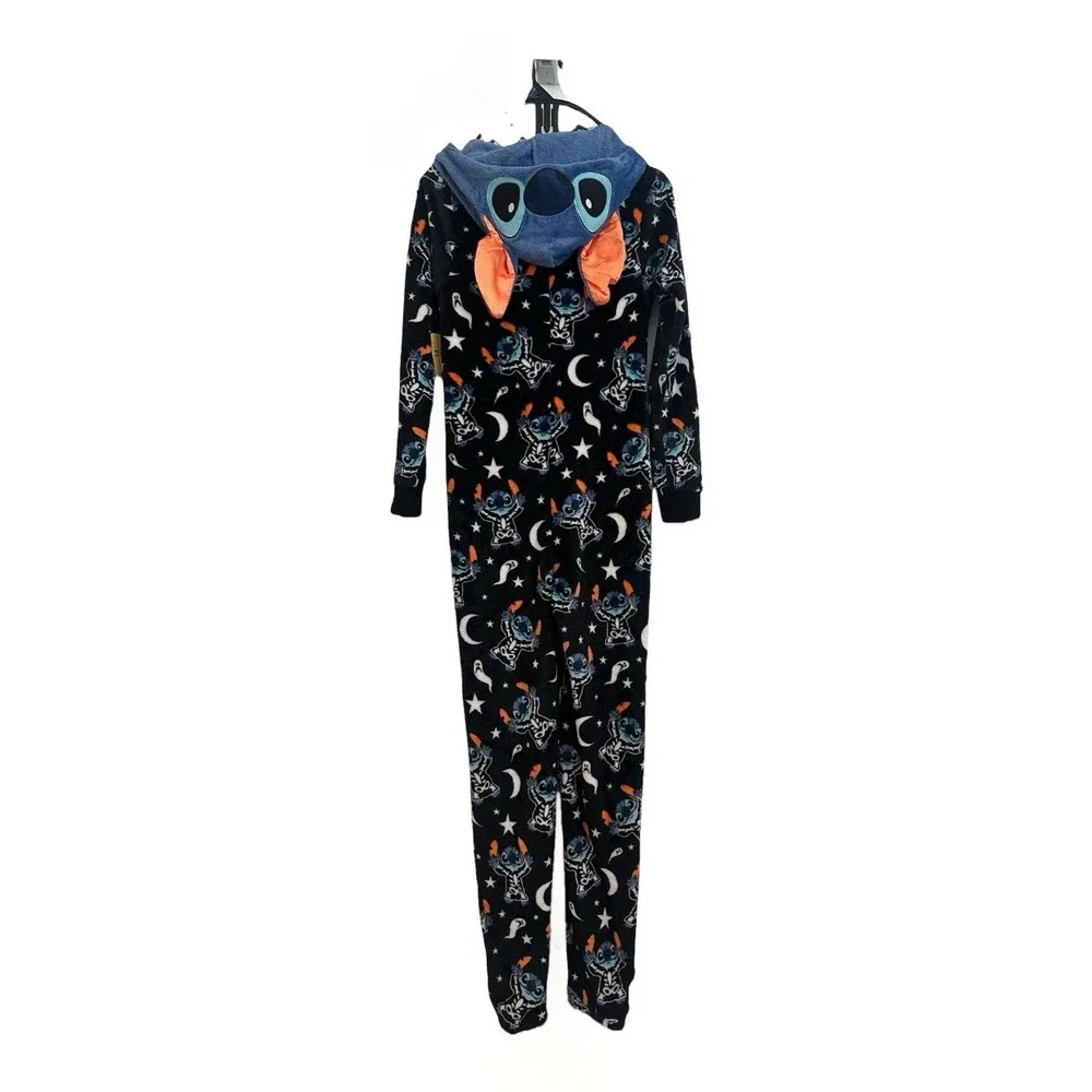 NWT Women's XSmall (0-4) Stitch Halloween Novelty Cosplay One Piece Pajama - Picture 7 of 7